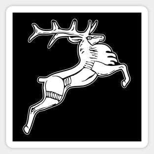 Jumping Deer Sticker